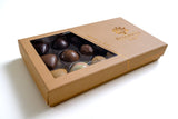 Fyldte chokolader - gaveæske med 18 stk