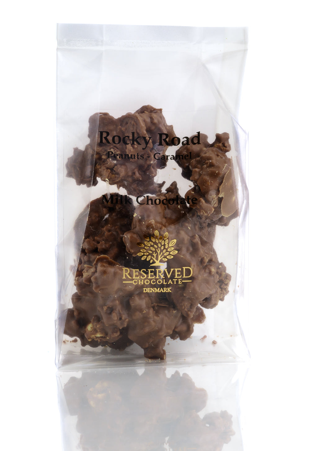 Rocky Road - Mælkechokolade med peanuts & karamel