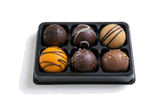 Trøffel-Romkugler - Æske nr. 1 med 6 forskellige