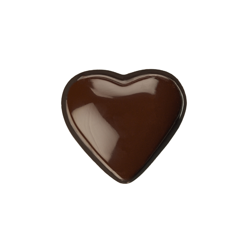 Fyldte chokolader med mørk chokolade - gaveæske med 6 stk.